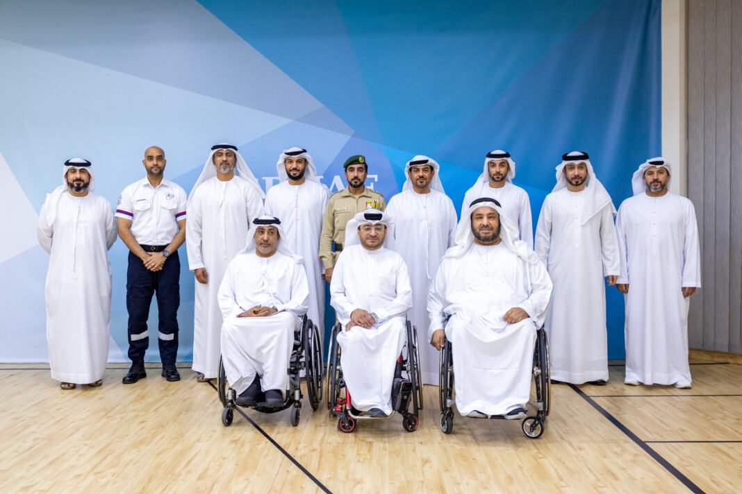 The_Higher_Committee_of_the_Dubai_2023_World_Para_Powerlifting_Championships_pose_after_a_meeting